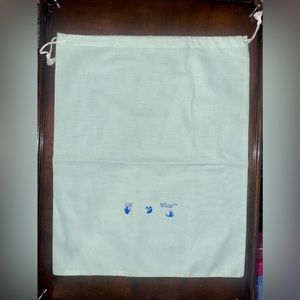 Off White Dust Bag / Tote 15x19